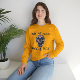 Crewneck Sweatshirt Ridin' Out Another Panic Attack - Image 35
