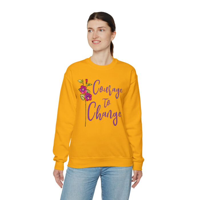 Crewneck Sweatshirt Courage To Change - Image 34