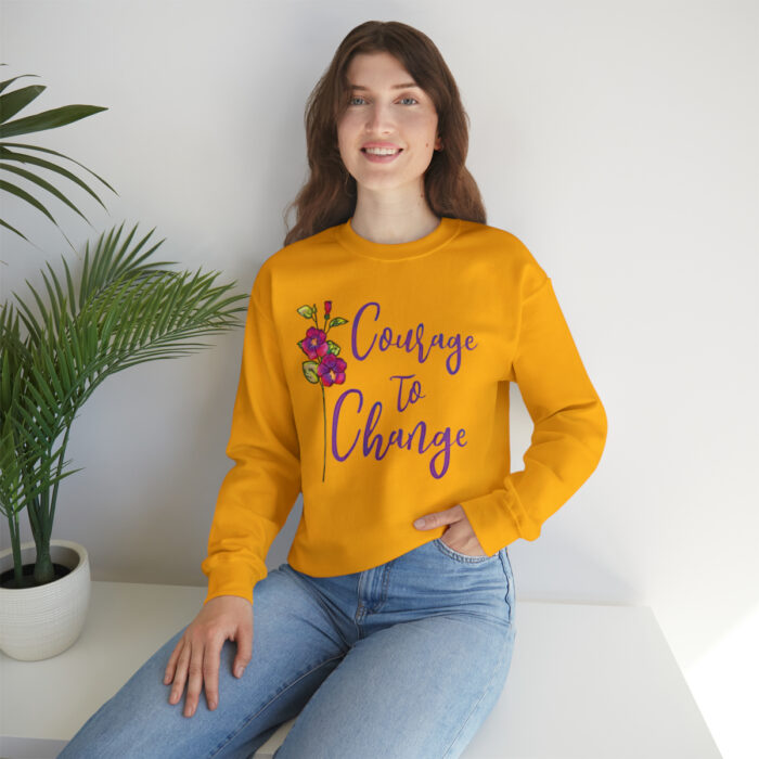 Crewneck Sweatshirt Courage To Change - Image 35