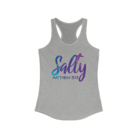 Women's Racerback Tank Top Salty