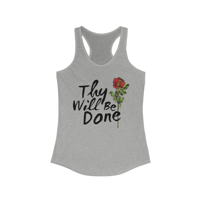 Women's Racerback Tank Top Thy Will Be Done - Image 3