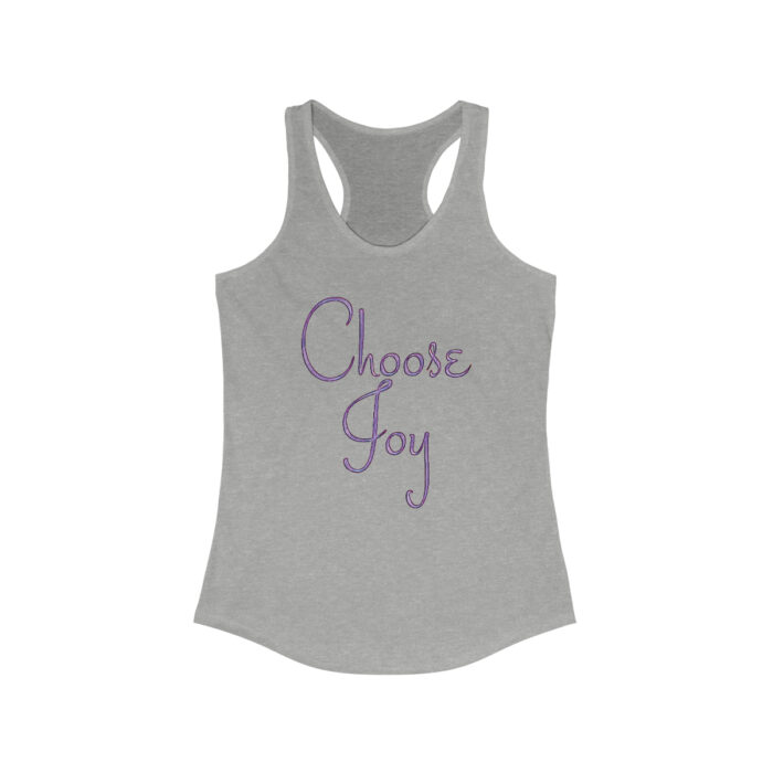 Women's Racerback Tank Top Choose Joy - Image 3