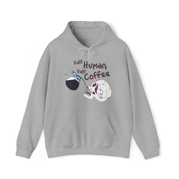 Hoodie Half Human Half Coffee