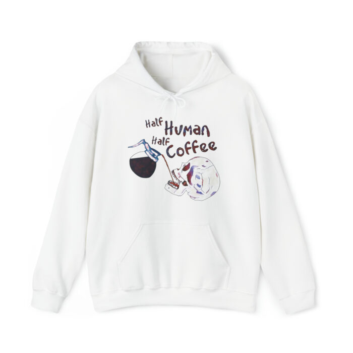 Hoodie Half Human Half Coffee - Image 14