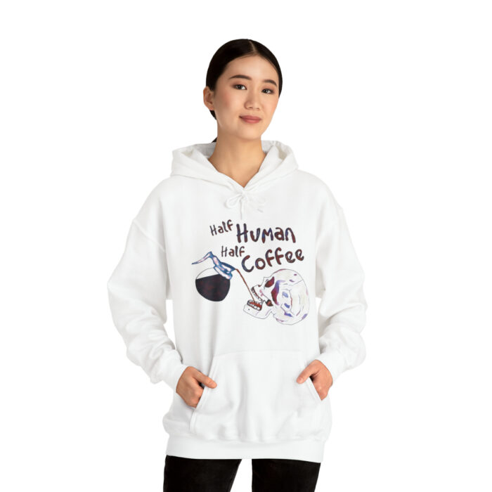 Hoodie Half Human Half Coffee - Image 19