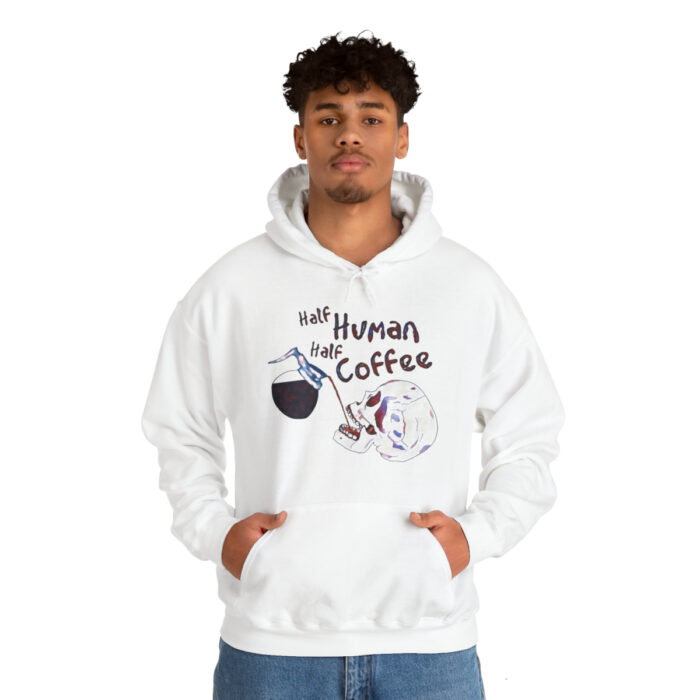 Hoodie Half Human Half Coffee - Image 20