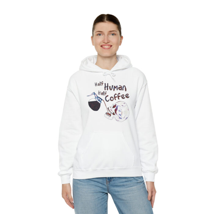 Hoodie Half Human Half Coffee - Image 21