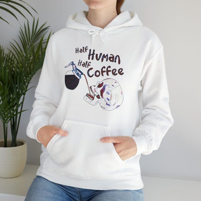 Hoodie Half Human Half Coffee - Image 26