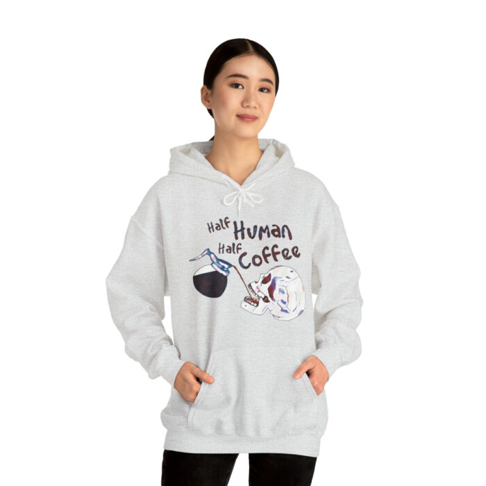 Hoodie Half Human Half Coffee - Image 32