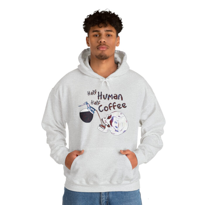 Hoodie Half Human Half Coffee - Image 33