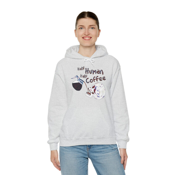 Hoodie Half Human Half Coffee - Image 34