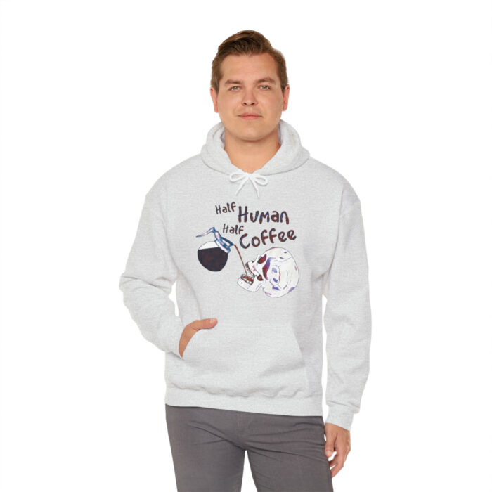 Hoodie Half Human Half Coffee - Image 35