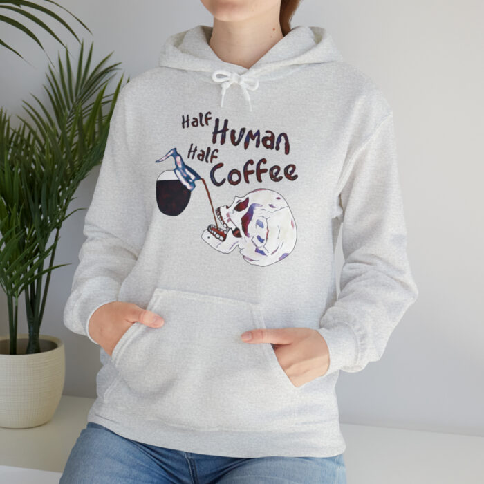 Hoodie Half Human Half Coffee - Image 39