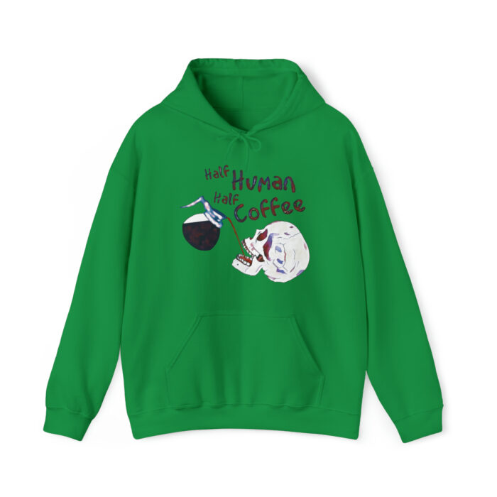 Hoodie Half Human Half Coffee - Image 79