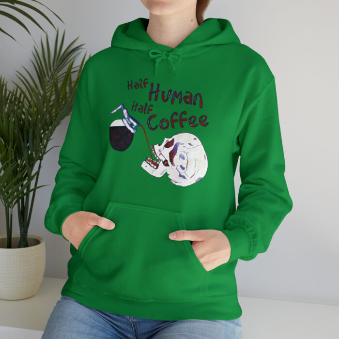 Hoodie Half Human Half Coffee - Image 91