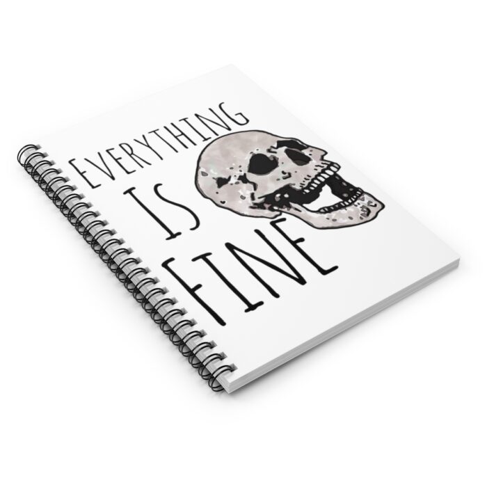 Spiral Notebook Everything Is Fine - Image 3