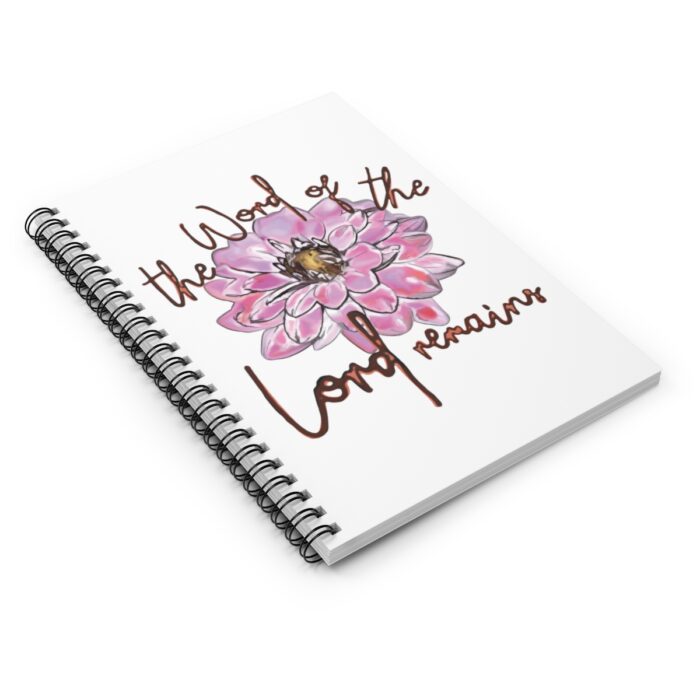 Spiral Notebook The Word Of The Lord Remains - Image 3