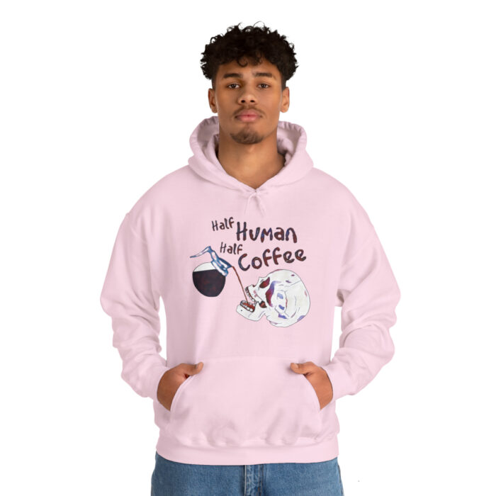 Hoodie Half Human Half Coffee - Image 111