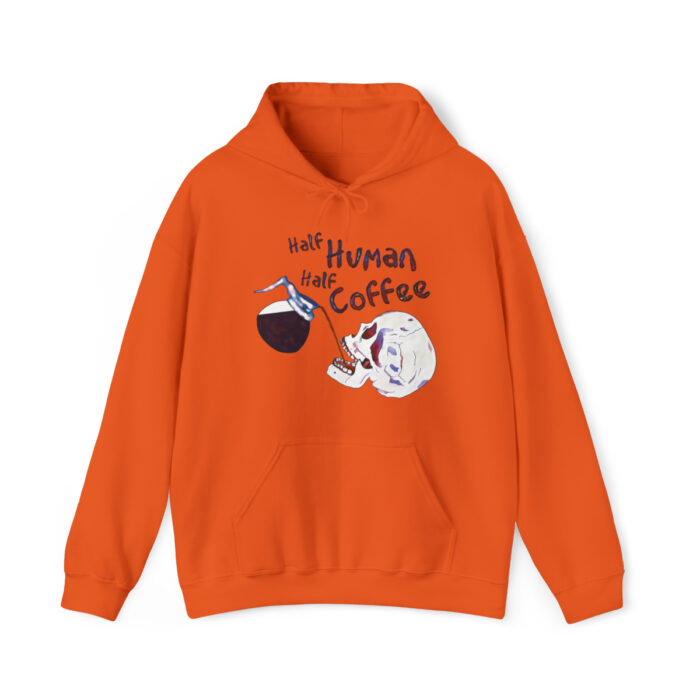 Hoodie Half Human Half Coffee - Image 66