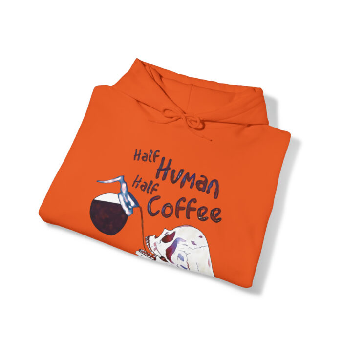 Hoodie Half Human Half Coffee - Image 69