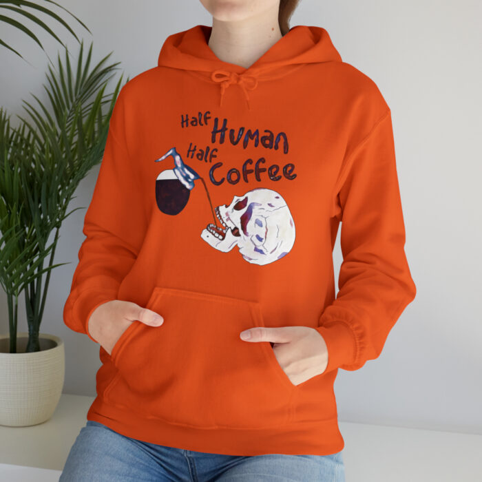 Hoodie Half Human Half Coffee - Image 78