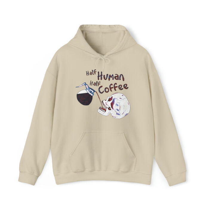 Hoodie Half Human Half Coffee - Image 40