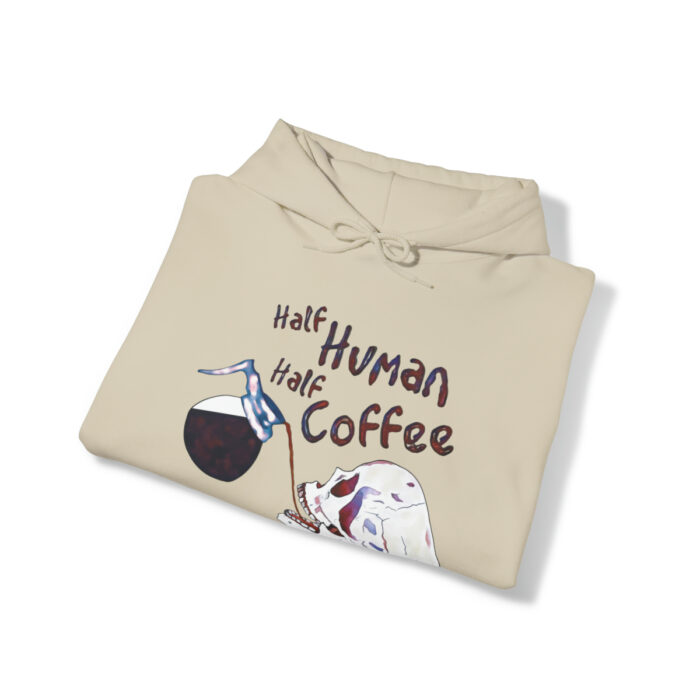 Hoodie Half Human Half Coffee - Image 43