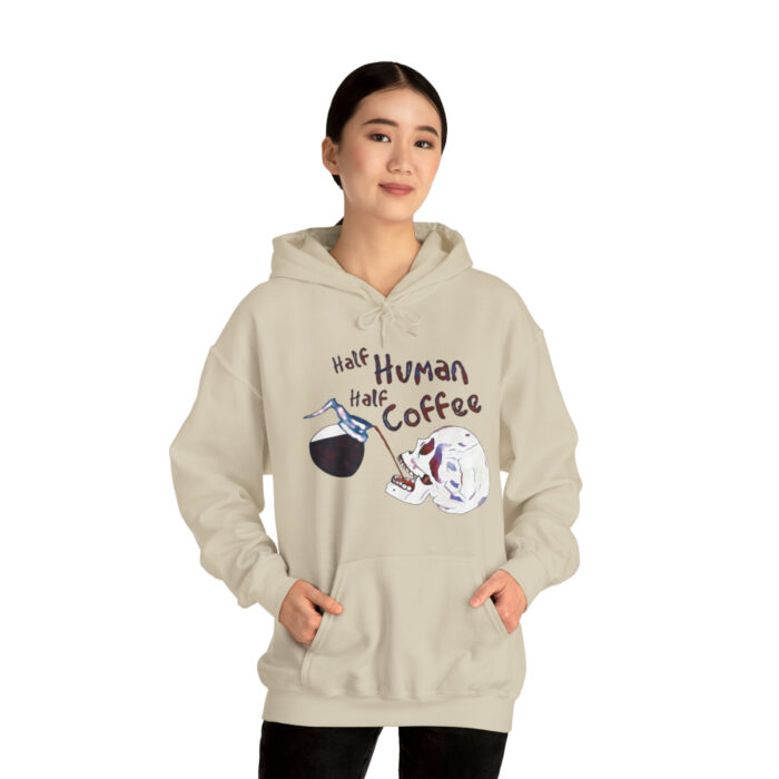 Hoodie Half Human Half Coffee - Image 45