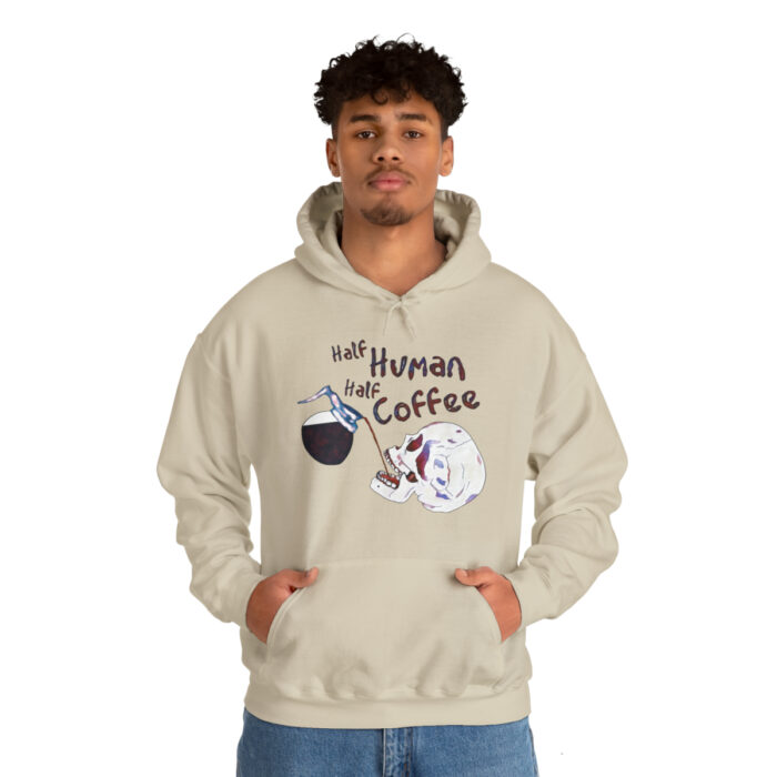 Hoodie Half Human Half Coffee - Image 46