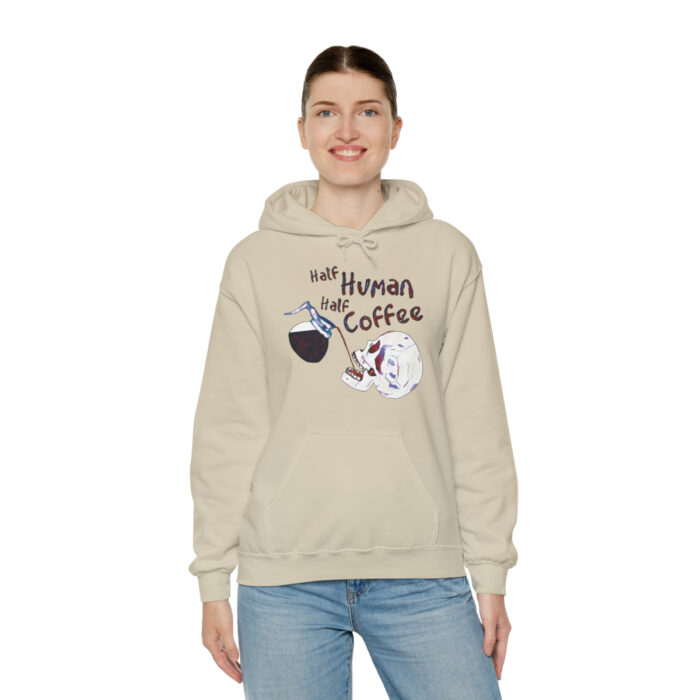 Hoodie Half Human Half Coffee - Image 47