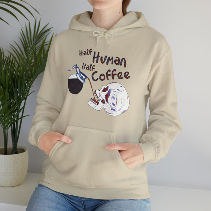 Hoodie Half Human Half Coffee - Image 52