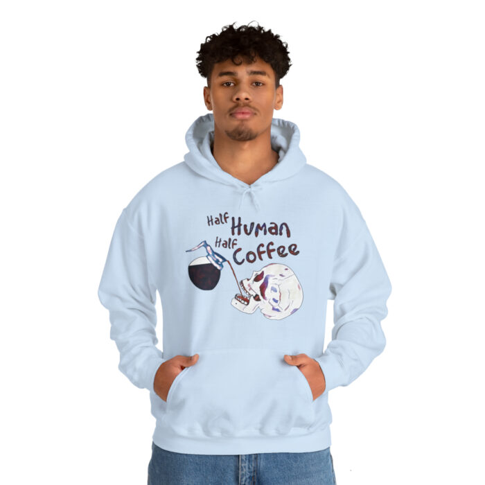 Hoodie Half Human Half Coffee - Image 98