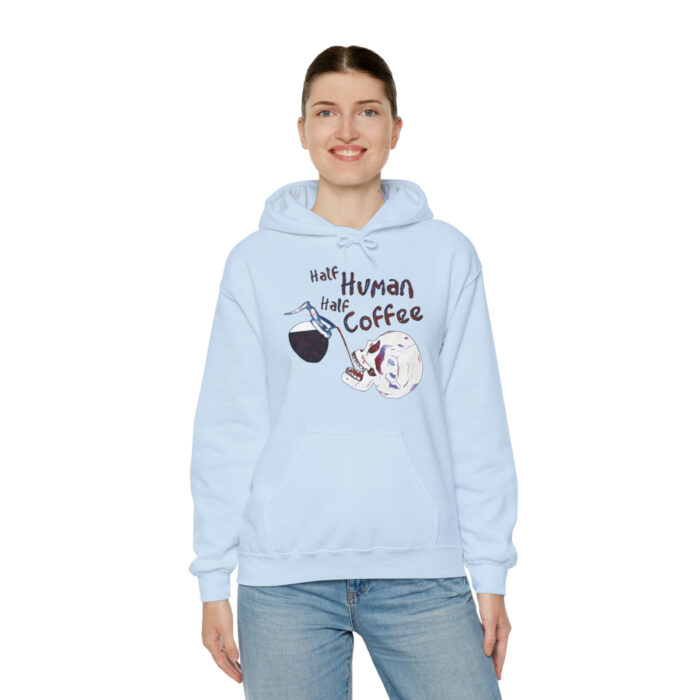 Hoodie Half Human Half Coffee - Image 99