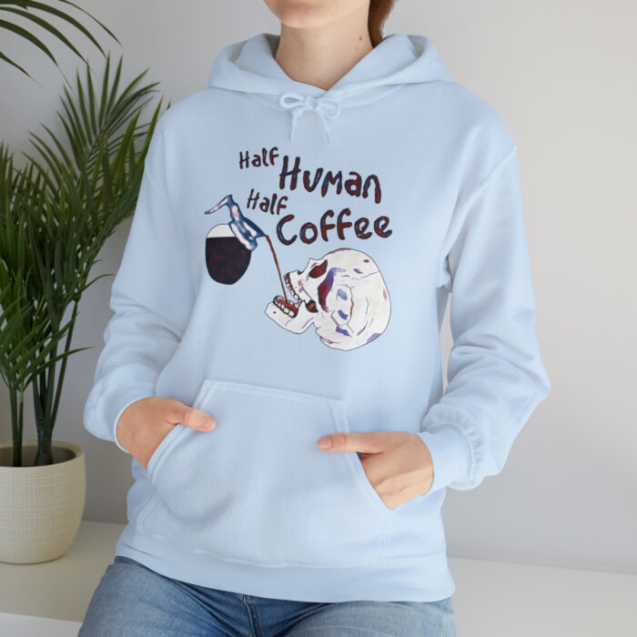 Hoodie Half Human Half Coffee - Image 104