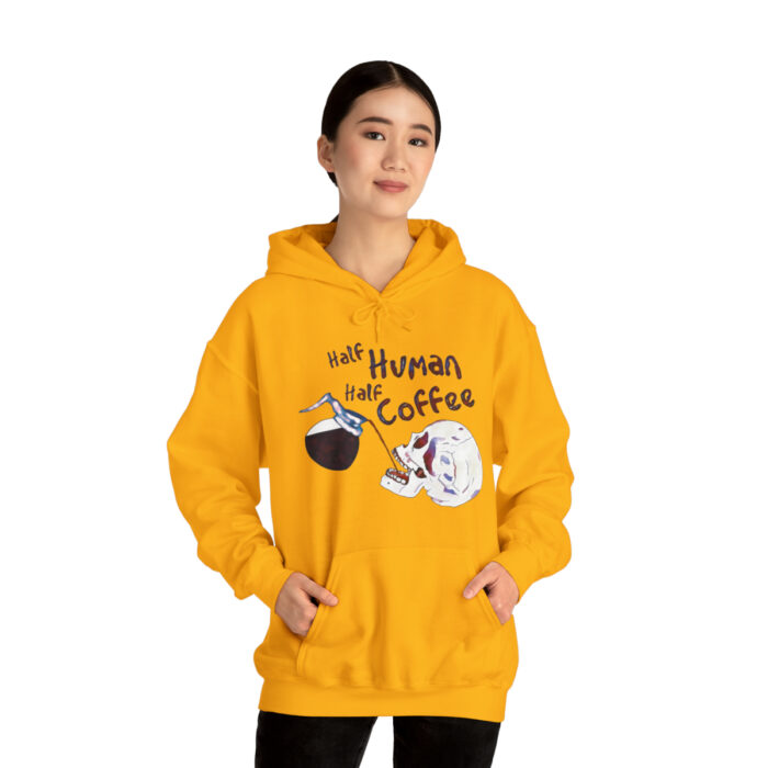 Hoodie Half Human Half Coffee - Image 58