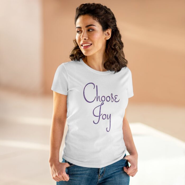 Women's Short Sleeve Tee Choose Joy - Image 5