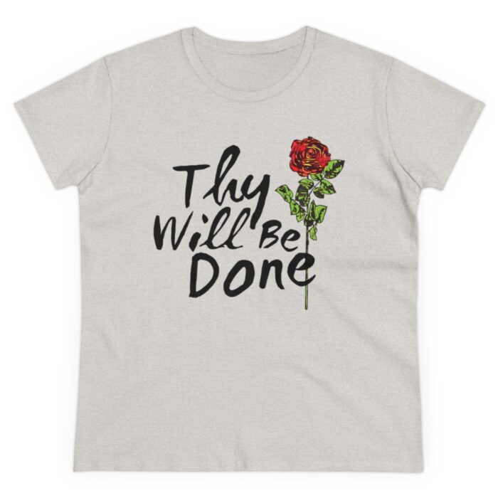 Women's Short Sleeve Tee Thy Will Be Done - Image 2