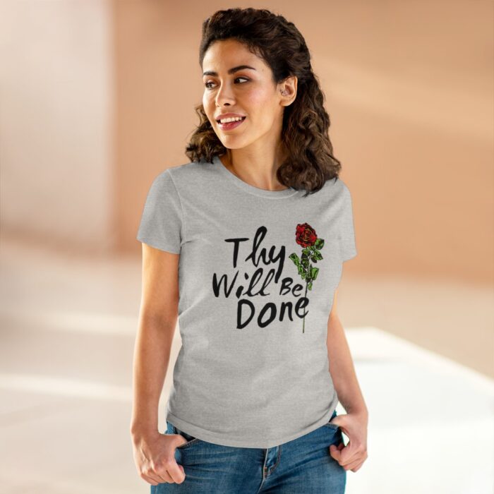 Women's Short Sleeve Tee Thy Will Be Done - Image 5