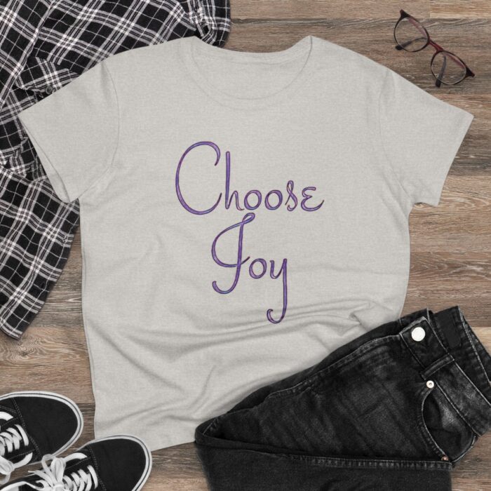 Women's Short Sleeve Tee Choose Joy - Image 6