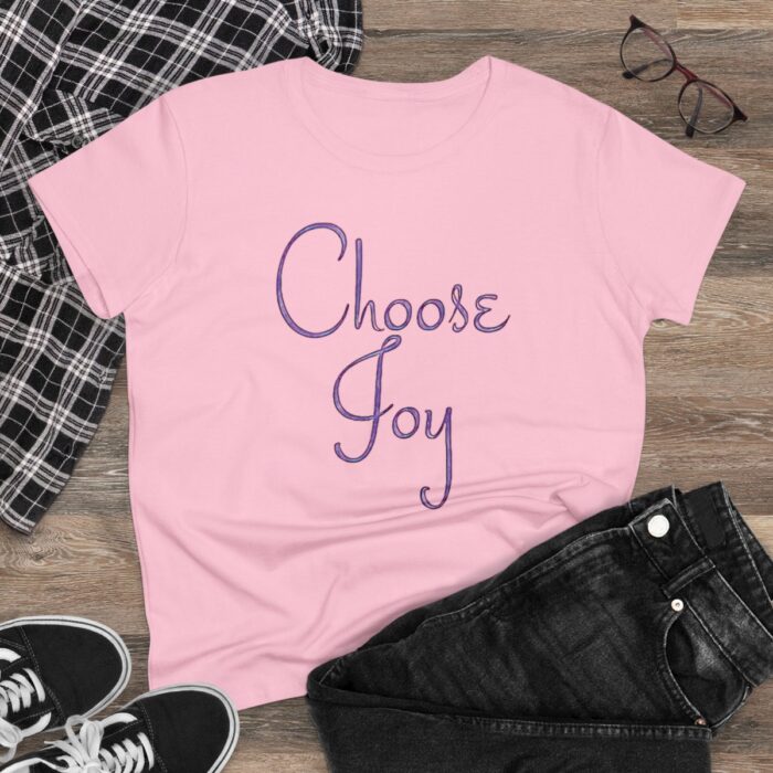 Women's Short Sleeve Tee Choose Joy - Image 11