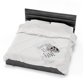 Plush Blanket Everything Is Fine - Image 6