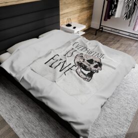 Plush Blanket Everything Is Fine - Image 12