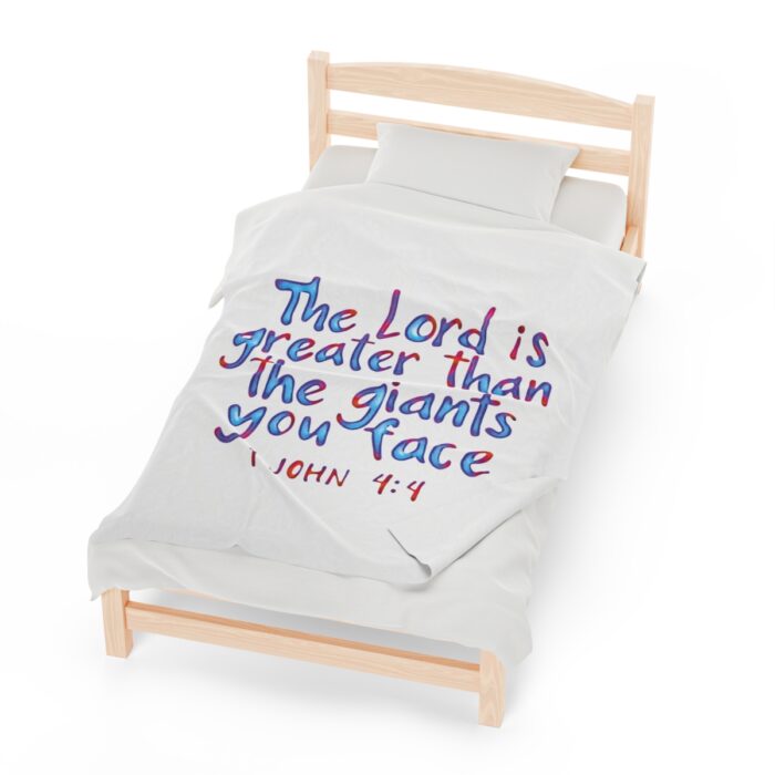 Plush Blanket The Lord Is Greater Than The Giants You Face - Image 13