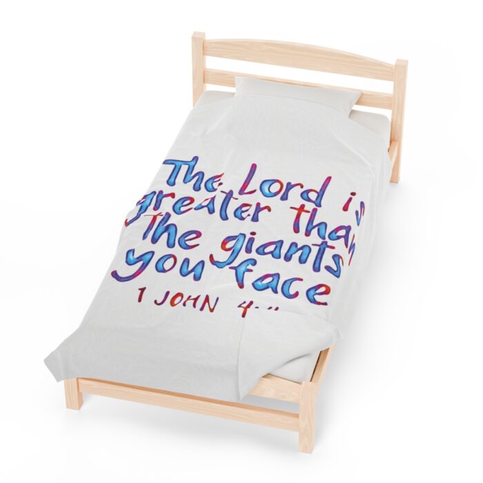 Plush Blanket The Lord Is Greater Than The Giants You Face - Image 21