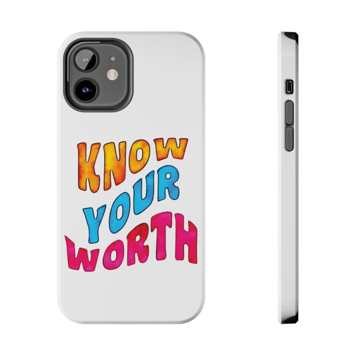 Impact Resistant iPhone Case Know Your Worth - Image 15