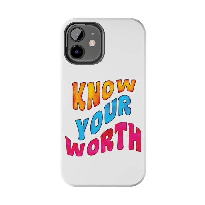 Impact Resistant iPhone Case Know Your Worth - Image 16