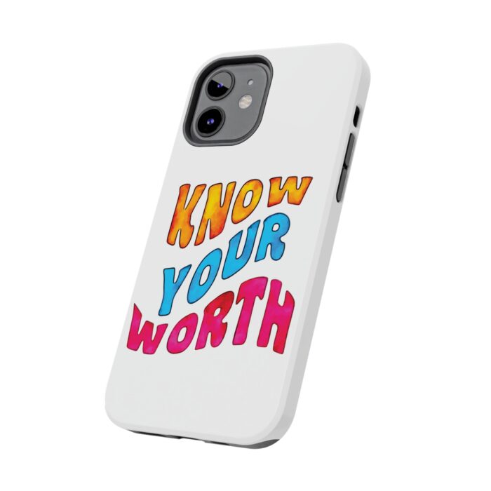 Impact Resistant iPhone Case Know Your Worth - Image 17