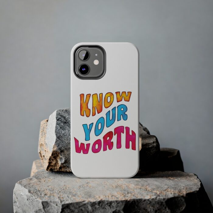 Impact Resistant iPhone Case Know Your Worth - Image 19