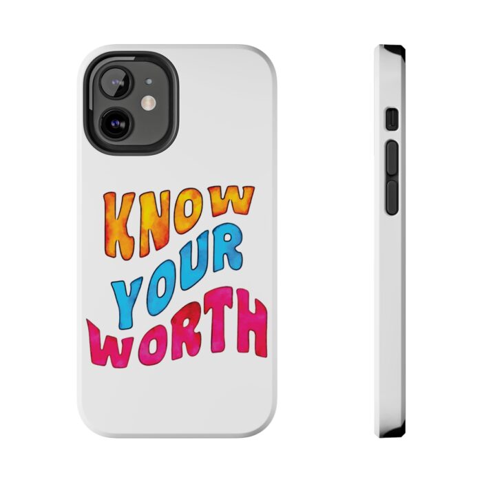 Impact Resistant iPhone Case Know Your Worth - Image 21