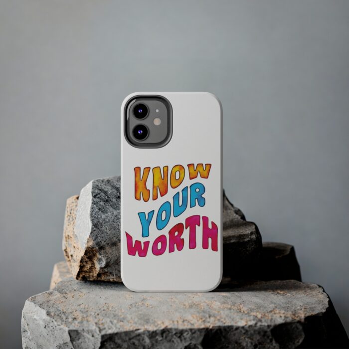 Impact Resistant iPhone Case Know Your Worth - Image 25